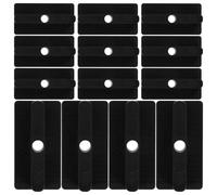 Hohopeti Fixations Invisibles pour Terrasse Composite 200 Clips Plastique Anticorrosion, Attache Cachée pour Lames de Sol Extérieur, Kit Fixation pour Jardin et Terrasse Bois-Plastique