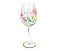 Hohopeti Flûte à Vin Pied Haut Décorée Main Verre Délicat pour Cocktails Bars et Élégants