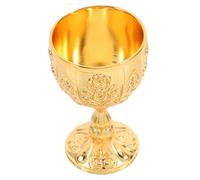 Hohopeti Gobelet Laiton Vintage Européen Résistant Aux Chocs pour Cocktails et Whisky Coupe Style Médiéval pour Décoration Maison et