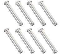 Hohopeti Goupille de Verrouillage pour Échafaudage M8x75 Argentée, 8 Pièces, en Métal Robuste, Goupille D'insertion Trou pour Fixation Stable, Accessoire Professionnel pour Structure