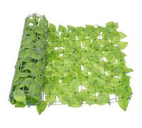 Hohopeti Haie Artificielle Feuillage Dense Treillis Vert pour Balcon et Jardin Décoration Extérieure UV