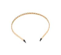 Hohopeti Headpiece Jewelry Chain Hair Hoop Thin Retro Metal Non-slip Headband For Women Elegant Vintage Bridal Hair Accessories For Parties And Weddings