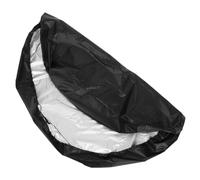 Hohopeti Housse de Piscine Hexagonale 180X150X20 CM en Polyester 210D Noir Bâche Réutilisable de Protection Poussière et Pluie pour Piscine Gonflable Accessoire Extérieur Solide et