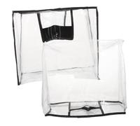 Hohopeti Housse de Valise Transparente en PVC 2Pcs, Protection Anti-Poussière et Anti-Eau, Pliable et Visible, pour Voyage et Bagages à roulettes