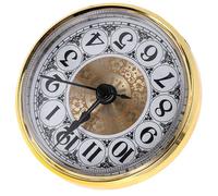 Hohopeti Insert de Tête D'horloge Mouvement D'horlogerie, Diamètre 70mm, Surface Lisse, Métal Rond, pour Artisanat et Petites Horloges, Maison et Bureau