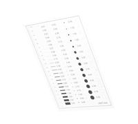 Hohopeti Jauge de Détection de Défauts Haute Précision Portable Outil Multifonction de Mesure Ligne et Points Compact pour Usage Professionnel et Recherche