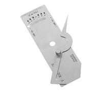Hohopeti Jauge de Soudure Métrique Professionnelle pour Soudeurs Outil Inspection Précis avec Bord pour Mesure de Profondeur de Fusion