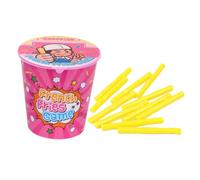 Hohopeti Jeu de Frites Amusant et Trompeur pour Fête, Éducatif Interactif en Plastique Stable Rose, Accessoire Ludique Sensoriel pour Garçon et Filles, Présent Original et Décoratif