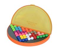 Hohopeti Jeu de Logique Structure de Perles Éducatif Orange pour Garçon Fille Intelligence Empilable pour Développement Spatial et Réflexion Stratégique Cadeau Anniversaire et Noël