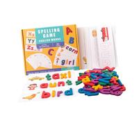 Hohopeti Jeu Éducatif Lettres Alphabet pour Garçon Fille Développement Mémoire et Orthographe Apprentissage Précoce