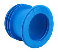 Hohopeti Joint D’étanchéité Anti-odeurs pour Toilettes, Anneau de Bride Épais en Caoutchouc Bleu, Dimensions 123x95x110 Mm, Étanchéité Renforcée pour Bonde Wc, Accessoire Plomberie Solide