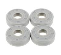 Hohopeti Joint D'huile Étanche pour Machine, 4 Pièces en Silicone Gris, Accessoires de Remplacement de Pétrissage, Compatible Entretien et Réparation de Cuve, Fournitures la