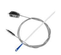 Hohopeti Kit de 2 Brosses de Nettoyage de Canalisations Longues et Flexibles en Plastique pour Évier Cuisine et Lavabo de Salle de Bain, les Cheveux Déboucher les Drains