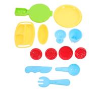 Hohopeti Kit de Moules à Pâte à Modeler Colorée pour Garçon et Filles, Ensemble de 1 Pièce en Plastique Léger, Outils de Bricolage Créatifs pour Modelage et Découpage, Couleur Aléatoire