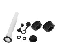 Hohopeti Kit de Remplacement Buse de Bidon Gaz avec Écrou Antidérapant Fileté Raccord Flexible Compatible pour Accessoires Voiture Installation Rapide et Connexion Fiable