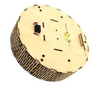 Hohopeti Kit DIY Maquette Robot Aspirateur Bois avec Moteur Électrique pour Garçon Fille Jeu Éducatif Science et Technologie Puzzle Bois Facile à Monter Complet pour Apprentissage Pratique