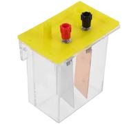 Hohopeti Kit Expérimentation Physique Batterie Saline avec Plaques Métalliques Expérience DIY Fruit et Pomme de Terre pour Cours de Physique Apprentissage Pratique et Conversion Énergie