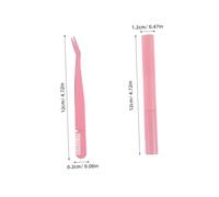 Hohopeti Kit Extension Cils DIY pour Usage Maison Grappes Individuelles Auto-adhésives Fibres Synthétiques Réalistes Pince Courbée et Brosse Rose Application Facile et Naturelle