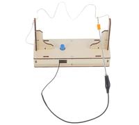 Hohopeti Kit Scientifique D'expérimentation Électronique DIY pour Garçon et Filles, Matériaux Abs et Métal, Jeu Éducatif pour Apprentissage de Circuits Électriques et Développement