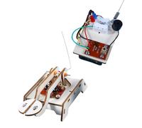 Hohopeti Kit Télégraphe en Bois à Assembler pour Garçon et Filles - Éducatif Scientifique 2 Pièces Émetteur et Récepteur - Projet Expérimental Stem pour Apprentissage Pratique