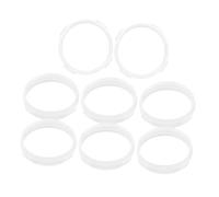 Hohopeti Kit Tunnel pour Hamster 8 Pièces Connecteurs Tubulaires Courbes Pièces Droites Extension De Tunnel pour Cage À Souris Blanc