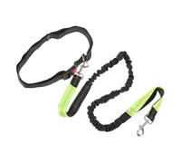 Hohopeti Laisse de Jogging Rétractable pour Chien Robuste Légère et Confortable Ceinture de Marche Outdoor pour Animaux Adaptée Randonnée et Au Canicross