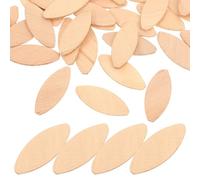 Hohopeti Lamelles D'assemblage Bois de Hêtre 100 Pièces, Biscuits de Menuisier pour Rainurage Précis, Accessoires de Travail du Bois pour Meubles et Projets de Bricolage, Outil de Jointure