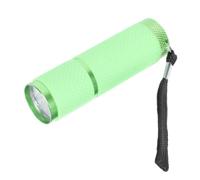 Hohopeti Lampe de Poche UV 9 LED Violette Compacte Verte Lampe D’Identification de L’Argenté Portable Outil de Détection et Séchage Vernis à Ongles pour Usage Maison et Bijouterie