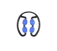 Hohopeti Leg Massage Stick With Four Wheels Adjustable Muscle Relaxation Clamp For Yoga And Fitness Non-slip Handle For Legs Shoulders And Neck Smooth Rolling Exercise Couleur Aléatoire