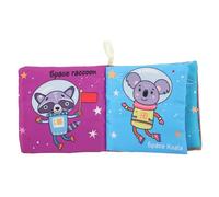 Hohopeti Livre en Tissu Éducatif Résistant Déchirures pour Bébé -né, Jouet D’éveil Sensoriel Souple Multicolore, Premier Outil D’apprentissage Tactile, Adapté Nourrissons,