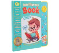 Hohopeti Livres Électroniques Interactifs Verts pour Garçon et Filles, Éducatif Anglais Alphabet Sonore, Apprentissage Préscolaire Facile et Transportable, Livre D’Anglais Électronique