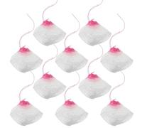 Hohopeti Lot de 10 Manchons de Mèche Universels pour Lampe à Pétrole et Lanterne à Gaz, Manteaux Ignifugés en Tissu Résistant, 10 Cm Simple Tête, Accessoires Légers pour Camping, Randonnée