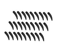 Hohopeti Lot de 100 Outils Cuillères à Maquillage Noirs en Pp pour Crème Visage, Distribution Précise et Application Uniforme, pour Voyage et Essai de Produits de Soins