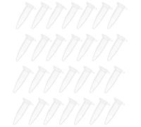Hohopeti Lot de 100 Tubes à Essai pour Centrifugeuse de Laboratoire en Pp 1,5 Ml Bouchons, Tubes Professionnels pour Prélèvement et Analyse Sanguine