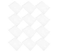 Hohopeti Lot de 12 Paquet Filtrants Réutilisables Blancs en Maille Fine pour Aquarium 15 X 20 Cm, Adaptés pour Masses Filtrantes, Filtration, Compatibles avec Filtres Externes et Pompes