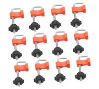 Hohopeti Lot De 12 Pinces D'Angle Multifonctions Pour Fixation De Pierre Pour Planche De Levage Pour Marbre Pour Travail Du Bois Pour Pierre Pour Granit En Plastique