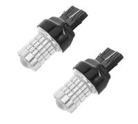 Hohopeti Lot de 2 Ampoules LED Rouge 7443 pour Feux Stop Arrière de Voiture Éclairage Haute Intensité Résistant à la Pluie et à la Poussière Compatible Véhicules de Loisirs Sécurité