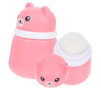 Hohopeti Lot De 2 Boîtes à Houppette Pour Bébé 2 Pièces Petite Taille Plastique Solide Rose Étui à Poudre De Voyage Pratique Pour -nés Et Soins Corporels