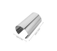 Hohopeti Lot de 2 Bracelets Manchettes Argentés Longs et Larges Manchettes Ouvertes Épaisses en Métal Réfléchissant Bijoux de Scène pour Performances et Spectacles Féminins