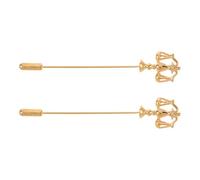 Hohopeti Lot de 2 Broches Dorées en Métal Forme Balance Justice Broche Avocat et Costume Accessoire Symbole Impartialité pour Revers Chemise Usage Professionnel et Cérémonies
