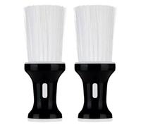 Hohopeti Lot de 2 Brosses de Coiffure pour Nettoyer Cheveux et Cou Poils Doux en Nylon Plumeau Professionnel pour Salon de Coiffure et Barbier Outil de Nettoyage pour Tondeuse et Coupe