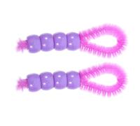 Hohopeti Lot de 2 Brosses Nettoyage du Nombril en Polyéthylène, Petites Brosses Portables Violettes, Kit Pratique pour Hygiène Quotidienne et Soin Personnel, Maison et Voyage