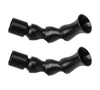 Hohopeti Lot de 2 Buses en Plastique pour Aquarium 20 MM Embouts de Sortie Bec de Canard Réglables Buse Rotative à 360° pour Pompe Submersible Raccord pour Filtre Externe Diffusion