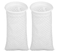Hohopeti Lot de 2 Chaussettes Filtrantes en Nid d'abeille, Filtration, Coton Lavable, 25 Cm, pour Aquarium d'eau de Mer, Accessoires Filtre Pompe, Entretien Aquarium