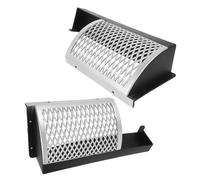 Hohopeti Lot de 2 Filets de But en Plastique Noir Bac de Récupération pour Foot, Pièces de Rechange Compactes et Résistantes, Remplacement du Filet de Foot pour Jeux Familiaux et Parties