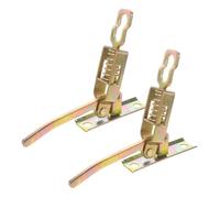 Hohopeti Lot de 2 Loquets de Porte de Remorque Robustes en Métal, Verrou à Ressort, Adapté pour Hayon de Camion et Benne, Serrure de Porte Cargo, pour Transport Sécurisé et Usage Extérieur