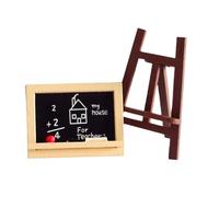 Hohopeti Lot de 2 Mini Chevalets Décoratifs en Bois pour Maison de Poupée Accessoires de Simulation Miniature Support Décoratif pour Paysage DIY Décoration Créative et Collection
