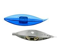 Hohopeti Lot de 2 Navettes de Frivolité en Plastique Transparent et Métal Outil de Couture pour Tricot et Tissage Accessoires DIY pour Pull Bracelets et Loisirs Créatifs Outil de