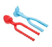 Hohopeti Lot de 2 Pinces à Neige en Plastique Sûr Manches Longs 2 Modèles D’Extérieur pour Garçon et Filles Dès 3 Ans pour Jeux D’Hiver et Bataille de Boules de Neige Couleur Aléatoire