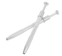 Hohopeti Lot de 2 Pinces en Métal Antidérapantes 12 CM pour Nail Art Outil de Préhension Précis pour Éponges Perles et Bijoux Accessoires Manucure Polyvalents pour Salon et Usage